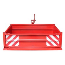 Heckcontainer Heckmulde Kippmulde Mulde Kippcontainer 1500 S / K1 n rot