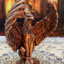 Griffin Greif Harry Potter Skulptur Statue Figur aus Harz Farbe Bronze ca 9cm