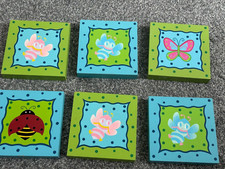 IKEA Bilderrahmen Dekorahmen Wandbild Bastelrahmen Holz Kinderzimmer (6 Stück)