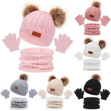 Kinder winter set mütze schal - kinder,