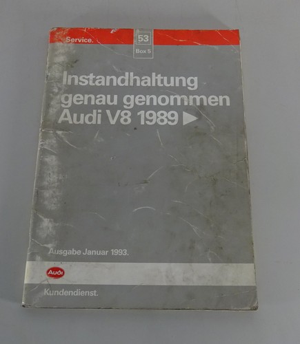 Workshop manual maintenance - manual,