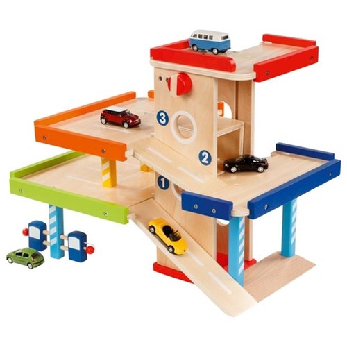 Goki parkhaus aus holz - aus, x