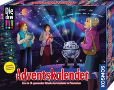 Kosmos Spiele Die drei !!!- Adventskalender 2025 von 8 bis 12 Jahren