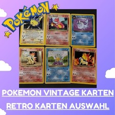 Pokemon Vintage Base Fossil Jungle Set Karten | Auswahl Retro alte Karten | TOP⭐