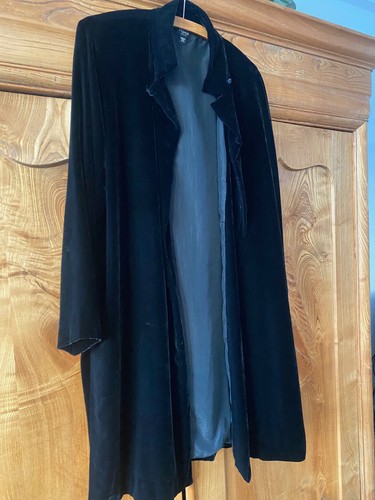 Mantel kleid samt - mantel,
