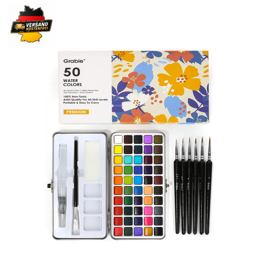 Aquarellkasten farben reise - 50,