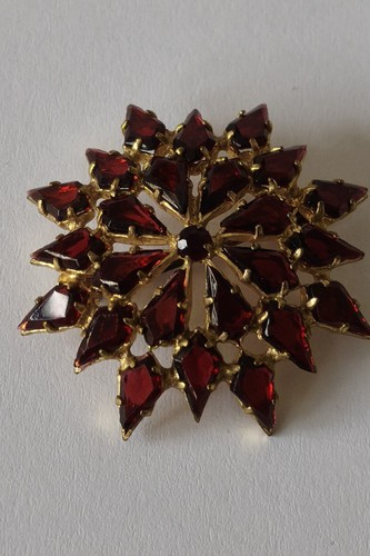 Granat brosche tombak - tombak,