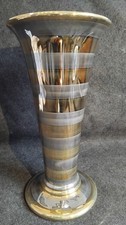 Vase, Silber & gold, von