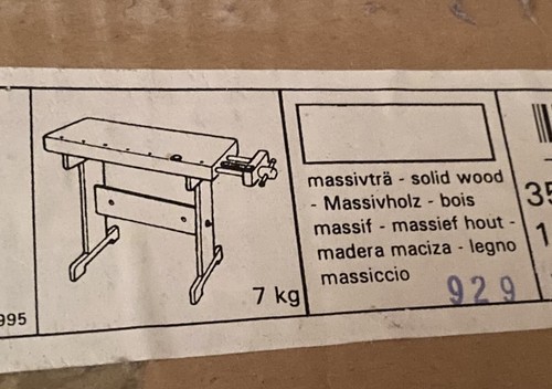 Kinder werkbank massivholz von - kinder,
