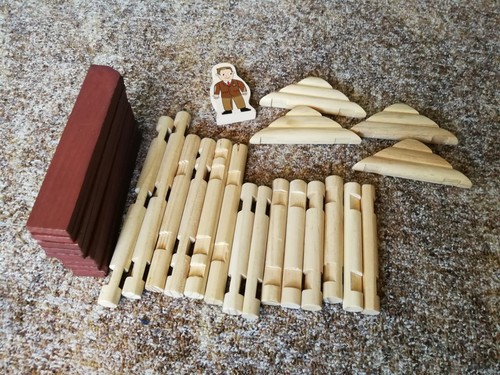 Holzhaus lincoln logs kinder - lincoln,