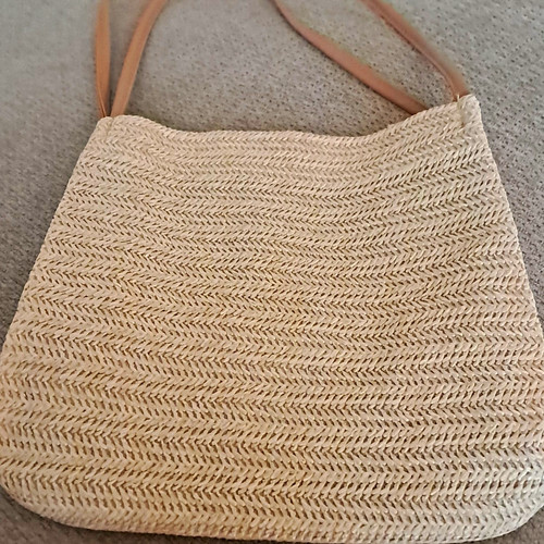Damen schultertasche bast - damen,