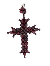 Antikes Granat Brustkreuz