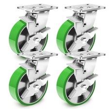 4er Set Schwerlastrollen mit Bremse Transportrollen Lenkrollen 150mm bis 2200kg