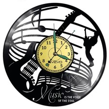 Jazz Musik Vinyl Wanduhr Uhr