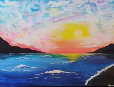 Acrylbild auf Leinwand