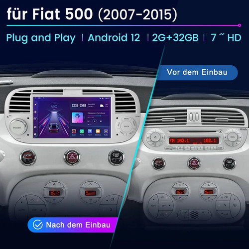 Für fiat 500 2007 - fiat, 2007-2015
