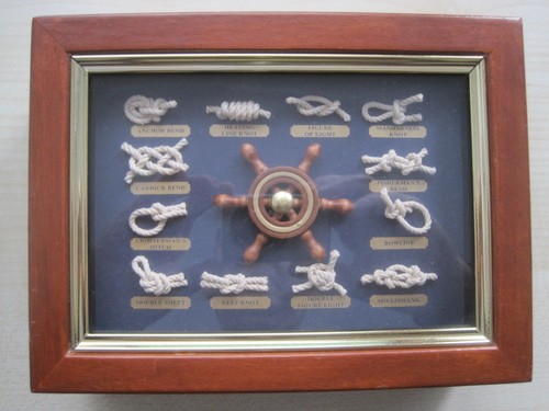 Maritime deko knotentafel als - maritime,