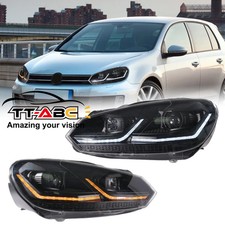 Parr Voll LED Scheinwerfer für Volkswagen VW Golf 6 MK6 2008-2012 Frontleuchten
