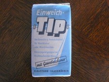 Rarität über 60 Jahre altes Tip Waschmittel C. Hartung Saarbrücken Hexim