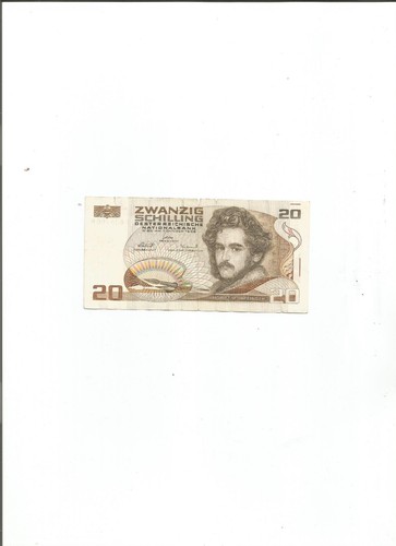 österreich 1986 banknote zu - 1986,
