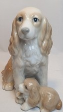 Vintage Porzellan Hund Figur 5" (13 cm groß)