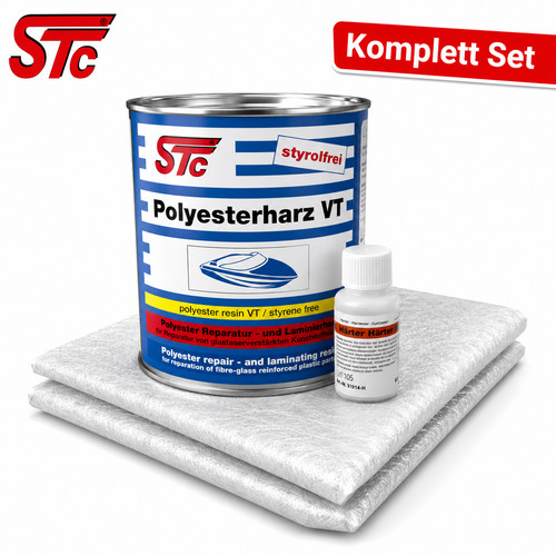 Set 1000g stc polyesterharz - set,