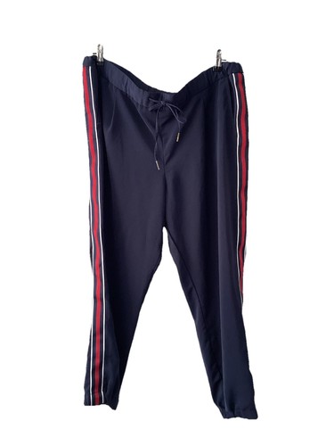 Blaue damenhose mit bündchen - damenhose,