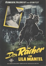 Der Rächer im lila Mantel - George Baker, Sylvia Syms - Werberatschlag