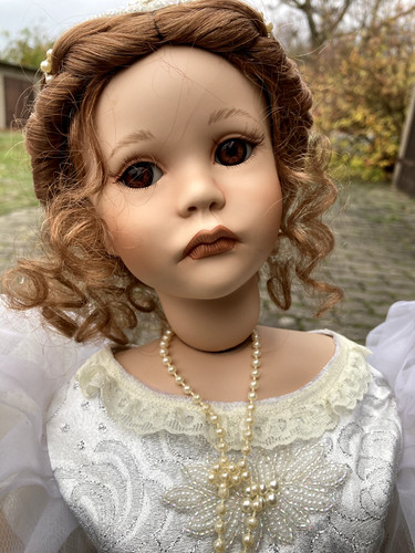 Porzellanpuppe von ute - porzellanpuppe,