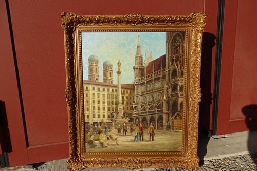 München marienplatz 1970 w - mÜnchen,