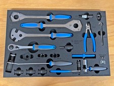 Unior Fahrrad-Werkzeug Set – 18 Teile im Schaumstoff-Einsatz, Profiqualität