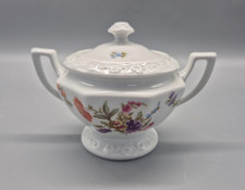 Rosenthal Maria Zuckerdose mit Deckel Sommerstrauß Höhe ca. 11 cm