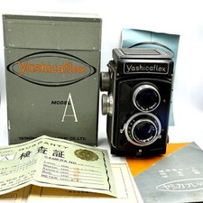 [EXC++++] Yashica Yashicaflex MODELL A 80/3.5 TLR 6x6 Filmkamera Japan [LESEN]