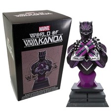 Disney Store Marvel Black Panther Bust Statue 26cm Figure Resin Model - NEW