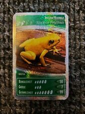 Goldkarte Nr.2 Schrecklicher Pfeilgiftfrosch "Ab in den Dschungel!" Ozeanien 3