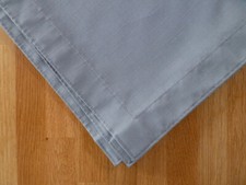 Tischdecke 135 x 185 cm rechteckig Leinenoptik grau pflegeleicht