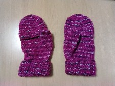 Klapphandschuhe Fingerlos Handgestrickt Winter