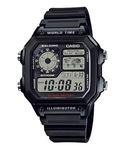 Casio 1200wh 1av - casio, ae-1200wh-1av