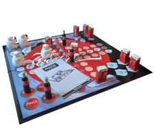 Coca Cola - Brettspiel - Never Mind! - massive große Spielfiguren. 