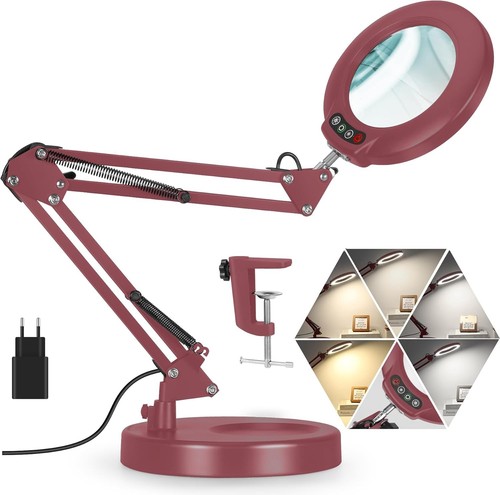 Led lupenlampe mit 10x - led,