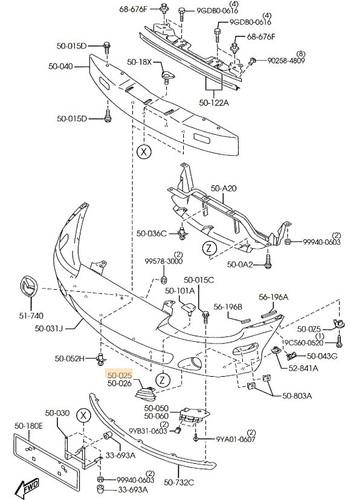 N066 c21a mazda - n066-50-c21a,