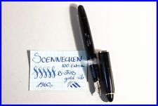 1960 SOENNECKEN 100 Extra Kolben Füller Kalligraphie stub B 14K Gold