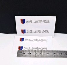 Alpina 3x Aufkleber 3D Logo