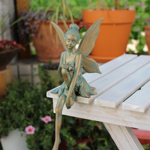 Blumenfee figur garten - blumenfee, deko