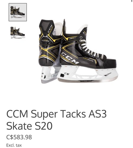 Ccm super tacks as3 skate - as3,