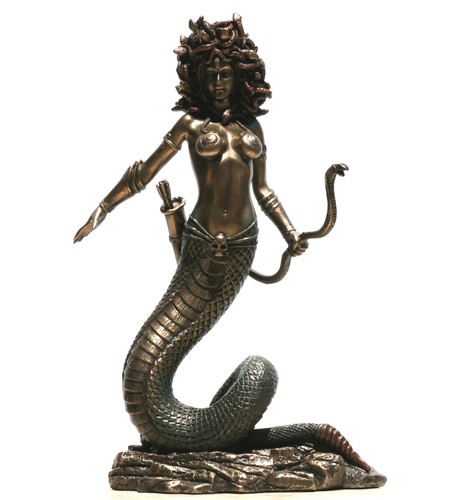 Medusa gorgone statue - gorgone, akt