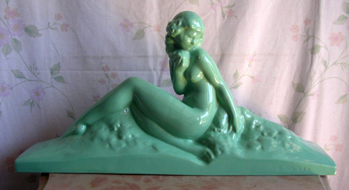 Frankreich art deco figur - art,