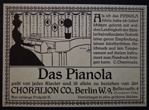 Pianola klavier choralion - 4.,