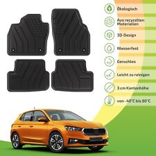 Gummimatten Gummi Fußmatten Für Skoda Fabia 4 Ab 2021 ECO Friendly