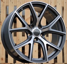 4X 20 Zoll Trackhawk Style Felgen 5X127 Grau passend für Dodge Durango Jeep C...